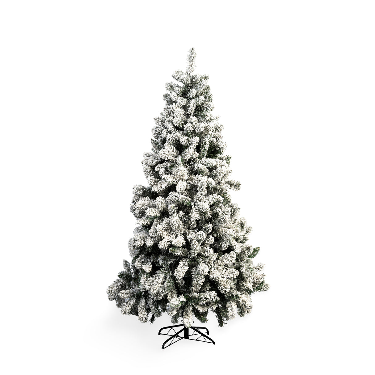 Árbol de Navidad Nevado Verde y Blanco Nieve 105x180cm de Piso