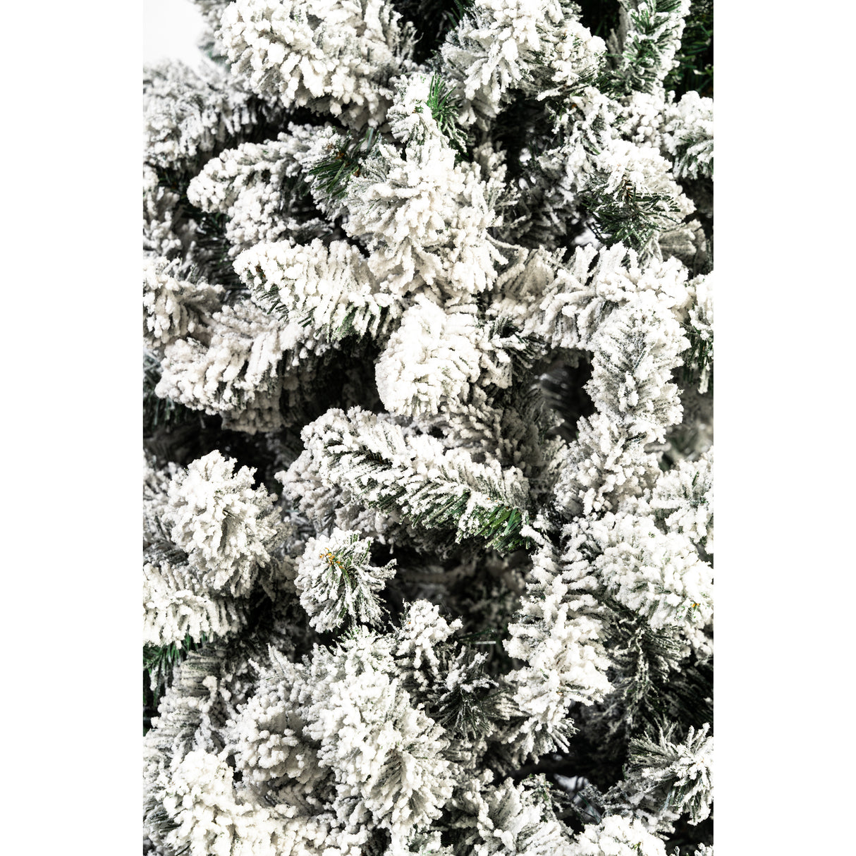 Árbol de Navidad Nevado Verde y Blanco Nieve 135x240cm de Piso