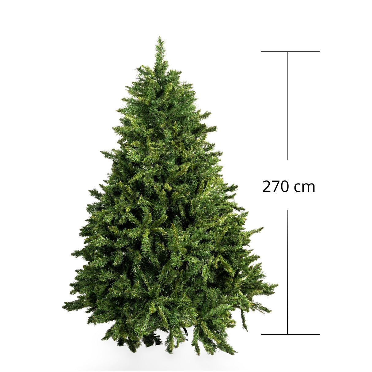 Árbol de Navidad Base Automática Verde 140x270cm de Piso