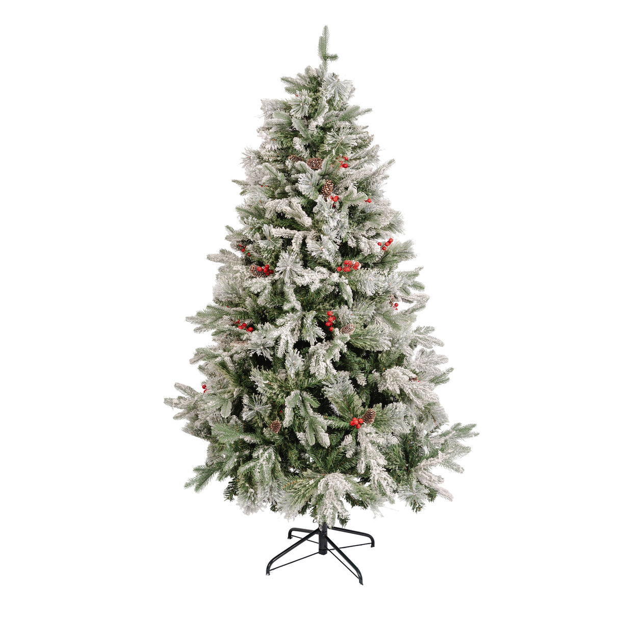 Árbol de Navidad Piña Fruta Verde y Blanco 105x180cm de Piso