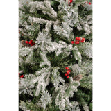 Árbol de Navidad Piña Fruta Verde y Blanco 120x210cm de Piso