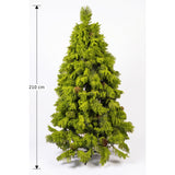 Árbol de Navidad Piña Gamuzado Verde Limón 120x210cm de Piso