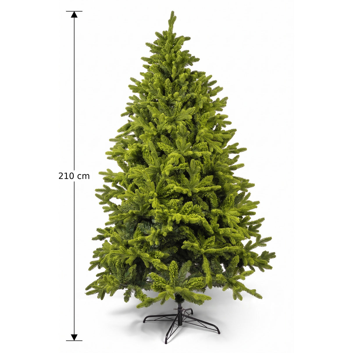 Árbol de Navidad Gamuzado Verde Limón 120x210cm de Piso