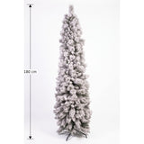 Árbol de Navidad Vela Nevado Blanco Nevado 105x180cm de Piso