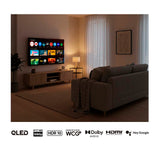 Televisor Kalley Google TV QLED Negro Full HD 1080P 95.5x60.8cm de 43" Pulgadas Smart con Wifi y Bluetooth