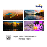 Televisor Kalley Google TV QLED Negro 4K UHD 2160P 166.7x102.6cm de 75" Pulgadas Smart con Wifi y Bluetooth