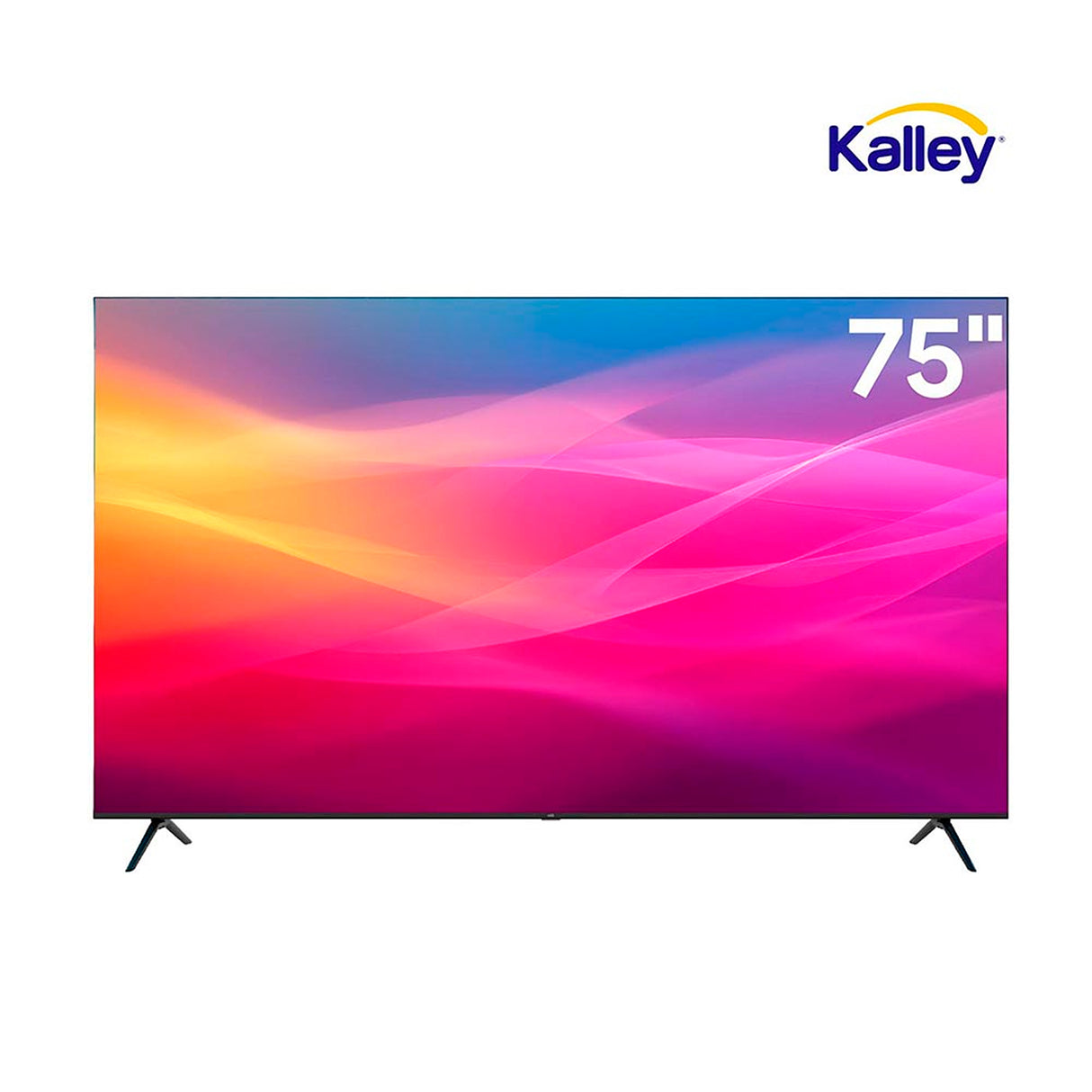 Televisor Kalley Google TV QLED Negro 4K UHD 2160P 166.7x102.6cm de 75" Pulgadas Smart con Wifi y Bluetooth
