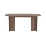 Mesa de Comedor Bangkok Avellana 156x75.6cm de Cuatro Puestos sin Sillas y con Patas