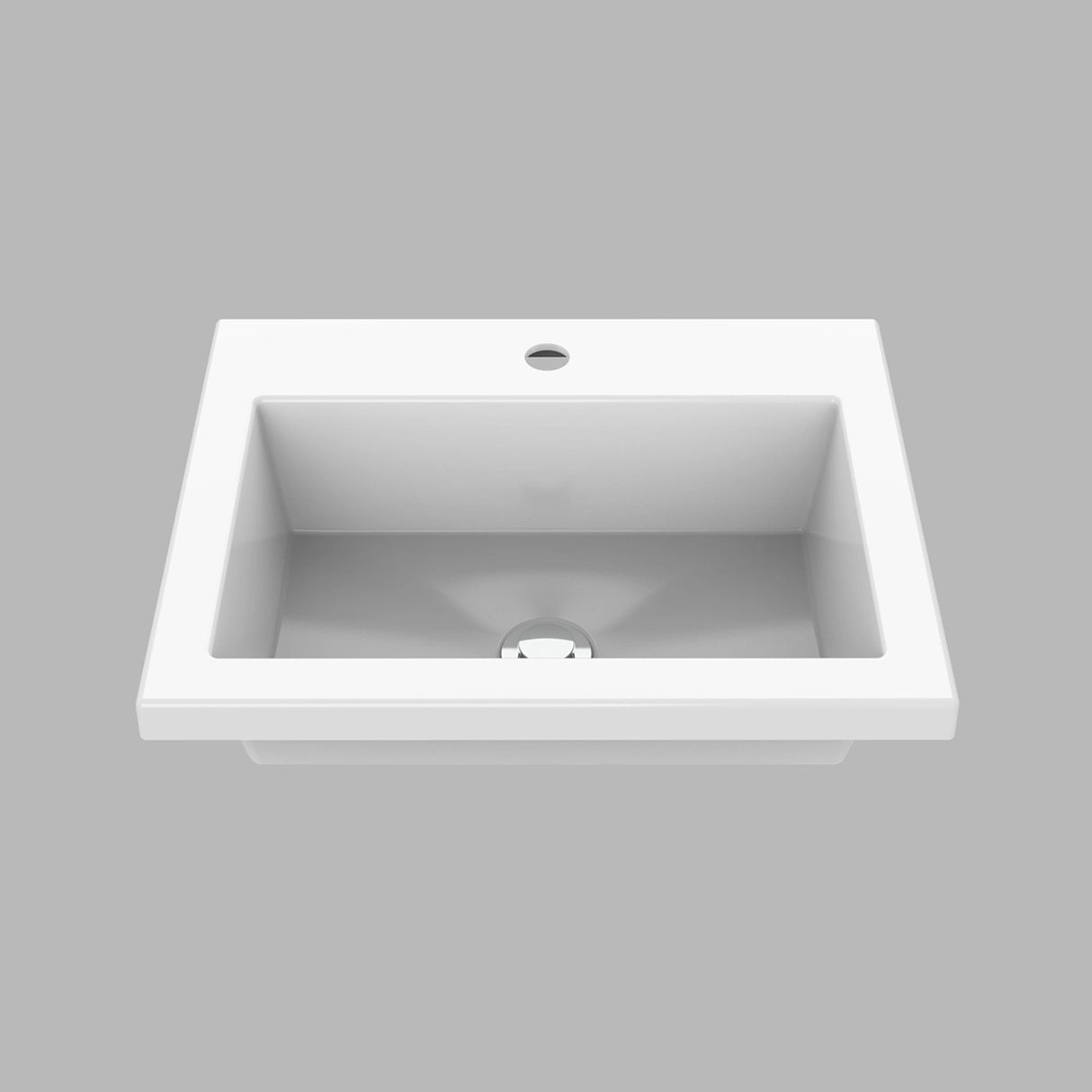 Kit Mueble con Lavamanos Oslo Soder Mali y Blanco 61.8x47.4cm Individual con Dos Cajones