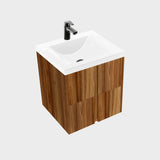 Kit Mueble con Lavamanos Siena Gracia Sikuani y Blanco 46.8x42.4cm Individual con Un Cajón