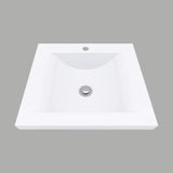 Kit Mueble con Lavamanos Siena Mitte Tambo y Blanco 46.8x42.4cm Individual con Un Cajón