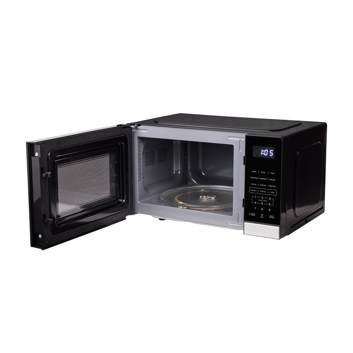 Horno Microondas Haceb Tipo Push Negro 46x26cm de 20 Litros 120 Voltios con Ocho Funciones Preconfiguradas