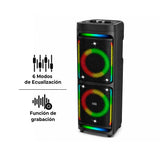 Torre de Sonido Kalley Negro Mate 37.4x100.1cm con Control Remoto