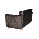 Sofá Sevilla Chocolate 80x80cm de Dos Puestos Antifluido con Apoya Brazos