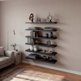 Set de 2 Repisas Shelf Wengue 106.7x3.8cm Rectangulares