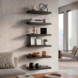 Set de 2 Repisas Shelf Wengue 60.9x3.8cm Rectangulares