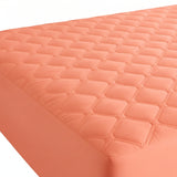 Protector de Colchón Transpirable Coral para Colchón Sencillo 100 X 190 Cm Acolchado 300 Hilos