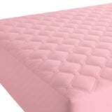 Protector de Colchón Transpirable Rosa para Colchón Queen 160 X 190 Cm Acolchado 300 Hilos