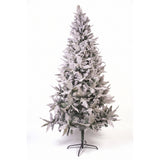Árbol de Navidad Nieve Z Verde y Blanco Nieve 120x210cm de Piso
