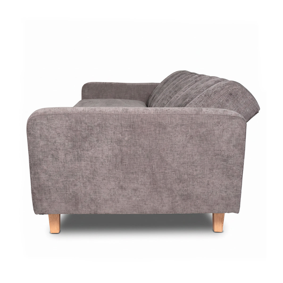 Sofá Cama Salamanca Gris Oscuro 108x92cm de Tres Puestos Reclinable Antifluido con Apoya brazos