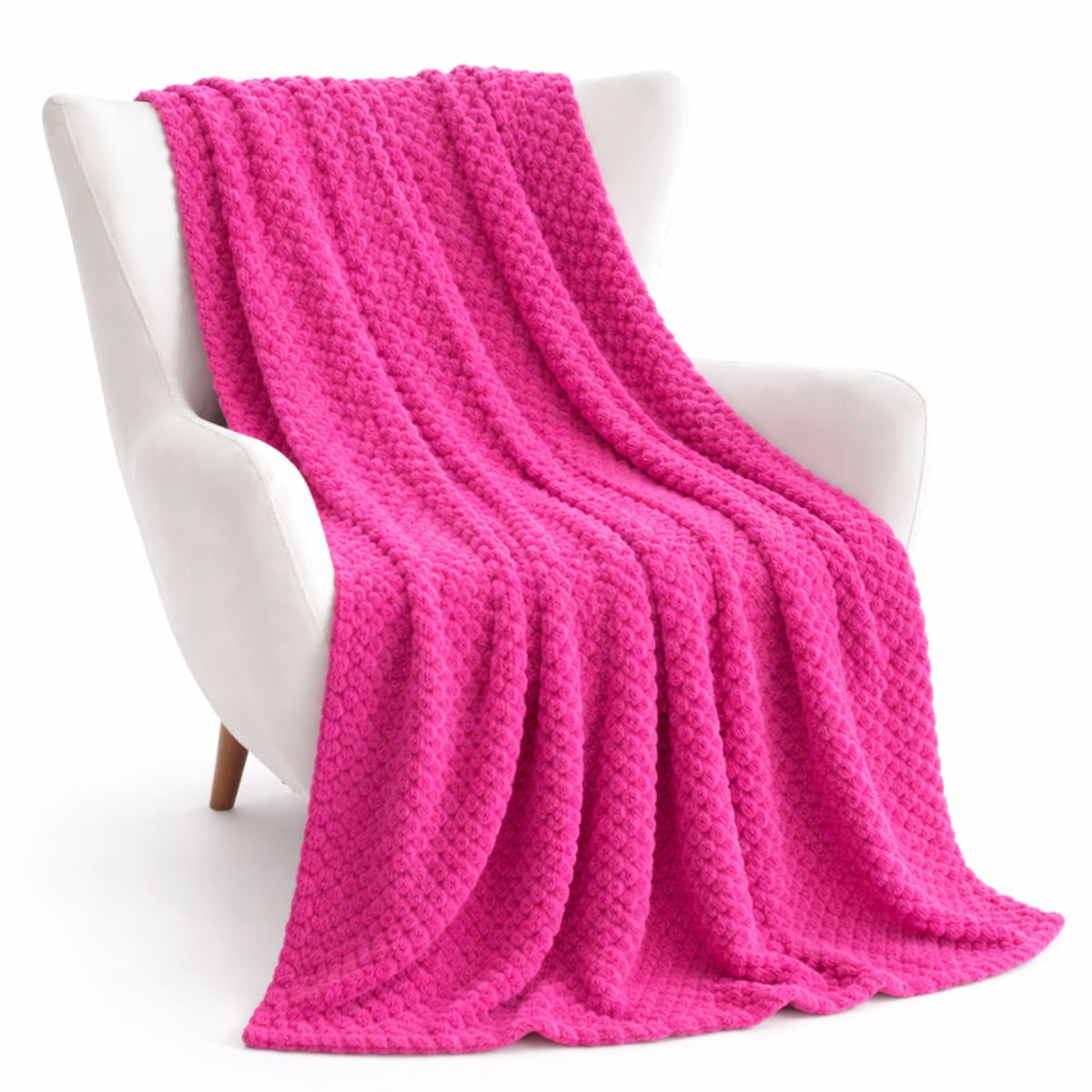 Cobija Fucsia 230x190cm Fondo Entero Muy Suave