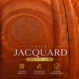 Cortina Jacquard Naranja 280x200cm de Figuras