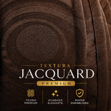 Cortina Jacquard Cafe 280x200cm de Figuras