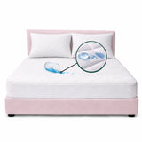 Combo Protector de Colchón y de Almohada Semiantifluido Blanco para Colchón Semidoble 120 X 190 Cm Semi-Antifluido