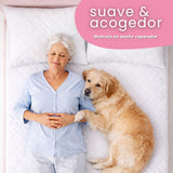 Combo Protector de Colchón y de Almohada Semiantifluido Blanco para Colchón Queen 160 X 190 Cm Semi-Antifluido