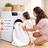 Combo Protector de Colchón y de Almohada Semiantifluido Blanco para Colchón King 200 X 200 Cm Semi-Antifluido