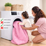 Protector de Colchón Semiantifluido Rosado para Colchón King 200 X 200 Cm Semi-Antifluido