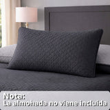 Colcha Doble Faz Gris 160x220cm para Colchón Sencillo 100 X 190 Cm Sin Acolchado Sin Relleno Fondo Entero