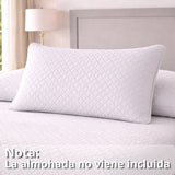 Colcha Blanco 180x220cm para Colchón Semidoble 120 X 190 Cm Sin Acolchado Sin Relleno Fondo Entero