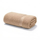 Toalla de Cuerpo Beige 140x70cm Fondo Entero Medio Suave 400gr con Secado Rápido y Alta Absorción