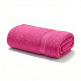 Toalla de Cuerpo Fucsia 140x70cm Fondo Entero Medio Suave 400gr con Secado Rápido y Alta Absorción