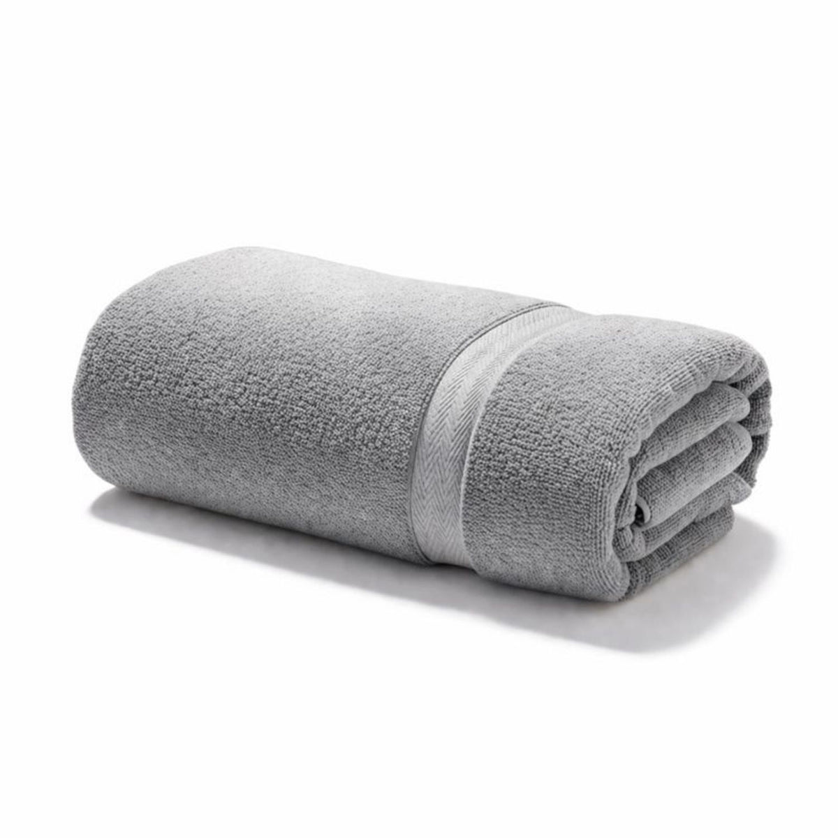 Toalla de Cuerpo Gris 140x70cm Fondo Entero Medio Suave 400gr con Secado Rápido y Alta Absorción