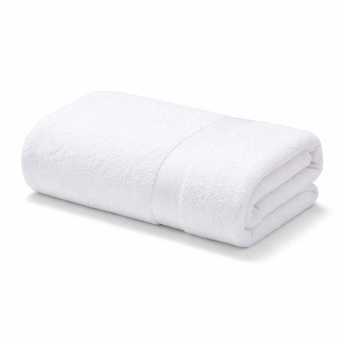 Toalla de Cuerpo Hotelera Blanco 140x70cm Fondo Entero Medio Suave 500gr con Secado Rápido y Alta Absorción
