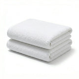 Toalla de Manos Hotelera Blanco 60x50cm Fondo Entero Medio Suave 500gr con Secado Rápido y Alta Absorción