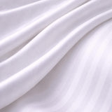 Juego de Sábanas Blanco para Colchón Sencillo 100 X 190 Cm Fondo Entero Con Elastico para la Sábana