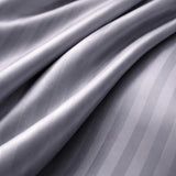 Juego de Sábanas Gris para Colchón Doble 140 X 190 Cm Fondo Entero Con Elastico para la Sábana