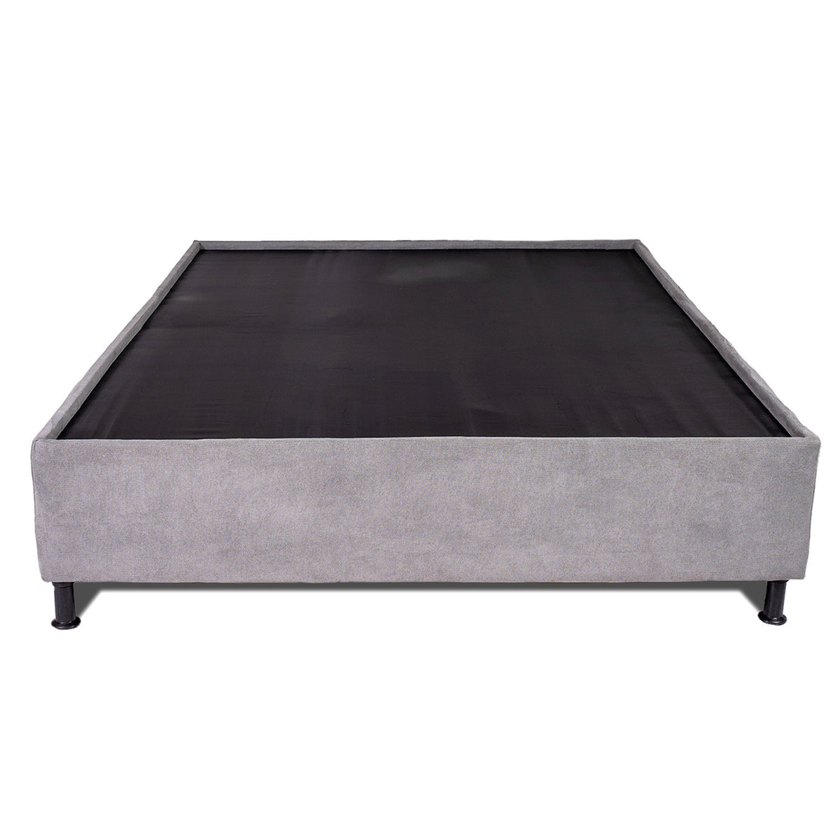 Base Cama Toledo Gris 124x34cm para Colchón Semidoble 120 X 190 Cm sin Colchón y con Patas