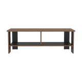 Mesa para TV Navia Gales y Wengue 120.3x42.1cm para TV Hasta 65" Pulgadas con Dos Compartimientos