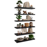 Set de 2 Repisas Shelf Wengue 91.4x3.8cm Rectangulares