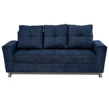 Sala Barcelona Azul 75x82cm de Cinco Puestos Modular con Apoya Brazos