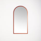Espejo de Pared Oro Rosa 40x80cm Arco Superior con Marco en Madera