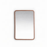 Espejo de Pared Lisboa Oro Rosa 40x60cm Rectangular con Marco en Madera