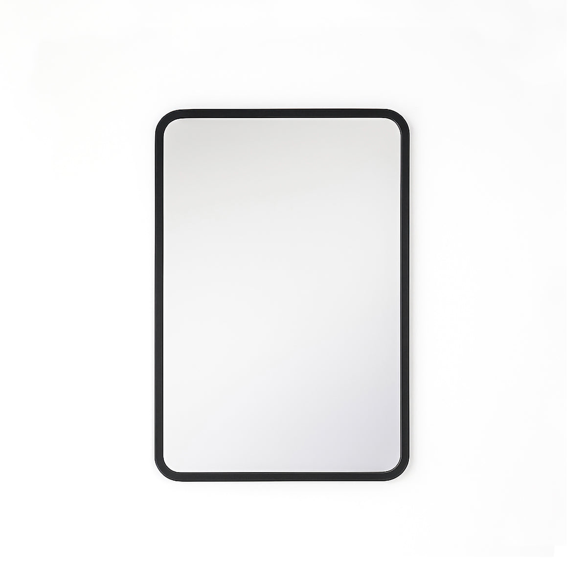 Espejo de Pared Lisboa Negro 40x60cm Rectangular con Marco en Madera
