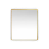 Espejo de Pared Lisboa Dorado 70x90cm Rectangular con Marco en Madera
