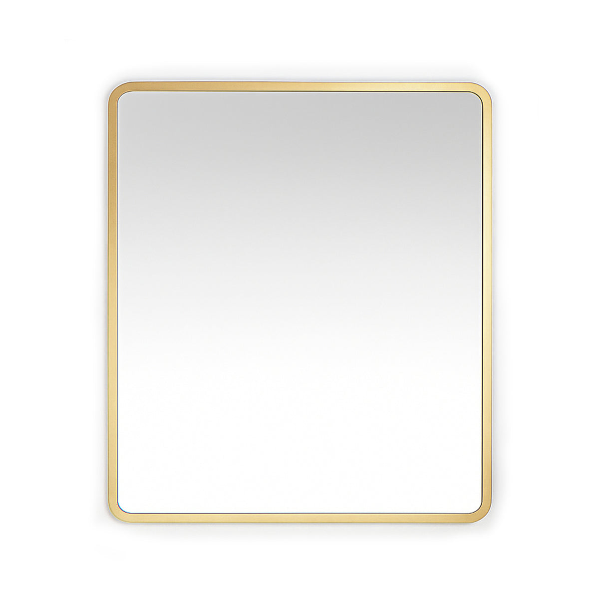 Espejo de Pared Lisboa Dorado 80x100cm Rectangular con Marco en Madera