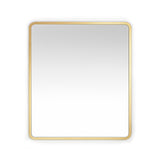 Espejo de Pared Lisboa Dorado 80x100cm Rectangular con Marco en Madera